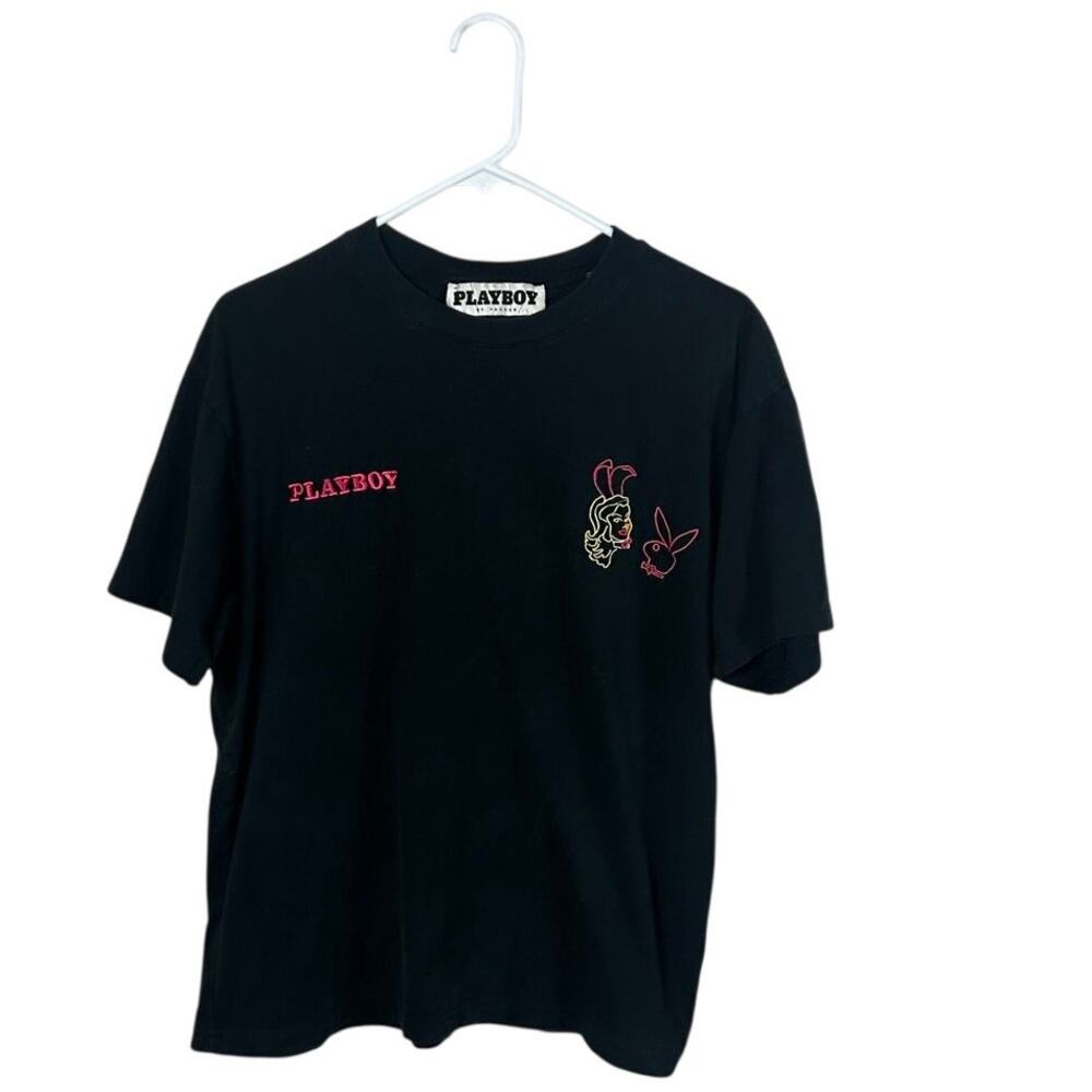 Playboy by Pacsun black tee shirt size M